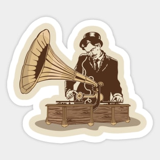 Old Skool DJ Sticker